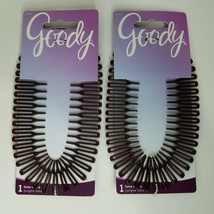 Goody Luna Flexible Hair Comb Brown Headbands Lot of 2 #01996 - $10.99