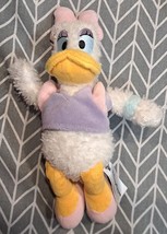 Disney Parks Authentic Daisy Duck 12&quot; Plush Lavender &amp; Pink Stuffed Animal - $9.75