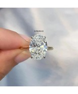 3.00 Ct Oval Cut Diamond Engagement Ring Oval Wedding Ring Solitaire Gif... - €85,28 EUR