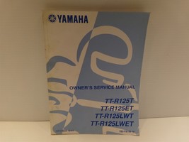 Yamaha TT-R125T TT-R125ET TT-R125LWT TT-R125LWET Owner&#39;s Service Manual  - $40.49