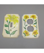 Pair of American Tack &amp; Howe Plastic Light Dual Switch Plate Cover - Flo... - $17.63 CAD