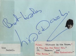 Lisa Daniely 1950s Lilli Marlene of Richard Murdoch Hand Signed Autograph - £14.19 GBP
