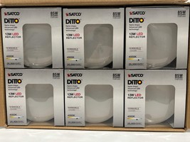 New 6PK SatCo S28493 Dimmable 13W LED Reflector 85W Medium Base - $59.00