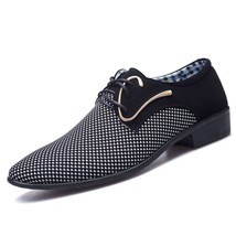 Men Casual Shoes New Fashion Trend Lace-up Tip Style Dress Shoes Formal For Man  - £37.90 GBP