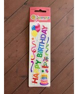 Sandylion Kromekote Happy Birthday Stickers Unopened Vintage 1 Sheet Par... - $13.56 CAD