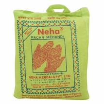 Neha Rachani Mehndi 100% Pure Herbal Henna Powder for Hair Coloring 500 gm Pack - £13.70 GBP