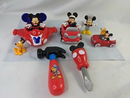 Disney Mickey Mouse Figures Vehicles Tools Lot - $12.95