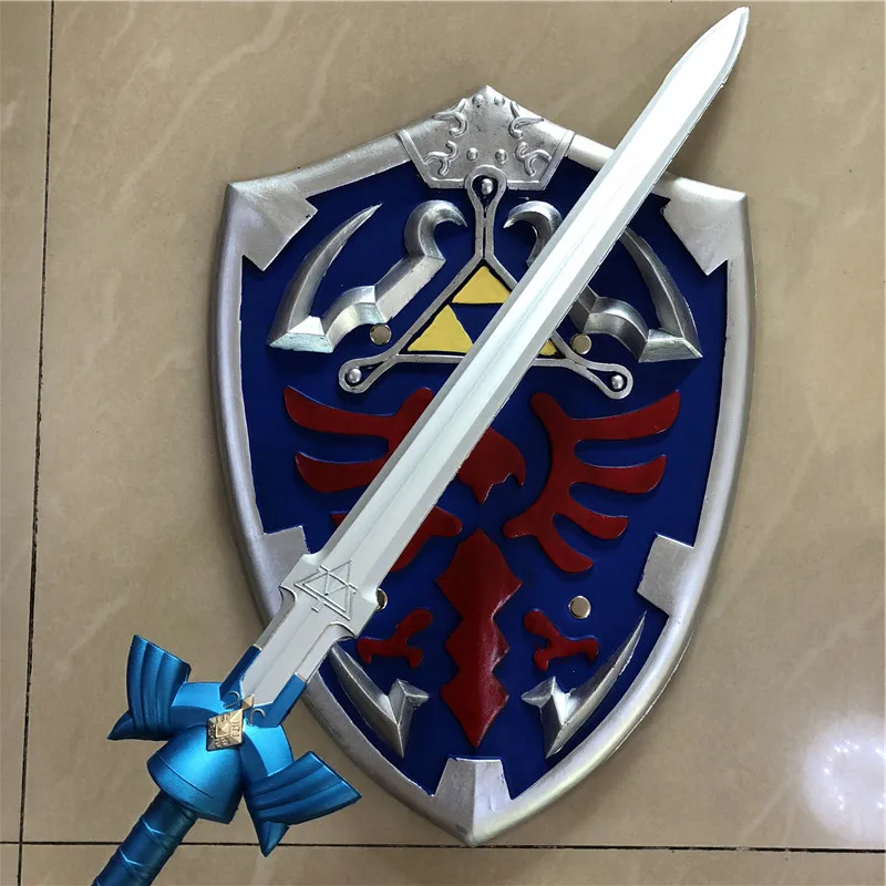 80cm Skyward Shield Link 1:1 Weapon Cosplay Sword Kids Gift Role Play Gift - £25.69 GBP+