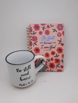 Be Still and Know Collection: Coffee Mug and Journal  - $34.64