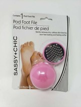 Sassy + Chic Pod Foot File - Remove Rough &amp; Dry Skin - Retains for Easy ... - £1.97 GBP