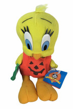 Tweety Bird Plush 1997 Warner Bros Halloween Ace Looney Tunes  11&quot; with ... - £7.08 GBP