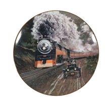 Round The Bend Collector Plate Artist J B Deneen Classic American Trains 1988 - £37.23 GBP
