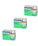 3 PACK Upsarin C 330/220 mg x20 effervescent tablets UPSA - pain and fever  - £31.31 GBP