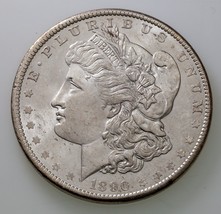 1890 Silver Morgan Dollar in Choice BU Condition, Excellent Eye Appeal - £81.17 GBP