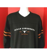 Texas Longhorns UT Hook Active Black Jersey Shirt Sweater Long Sleeve Co... - €33,86 EUR