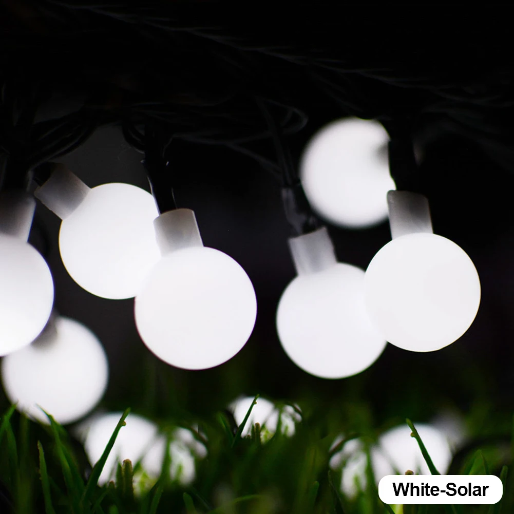 String Light Solar 100 LEDs Fairy Lights Outdoor Garden Wedding Christmas Gar La - £56.60 GBP
