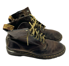 Dr Martens Boot Crazy Horse Brown Leather England Mens Airware Soles Men... - $118.75