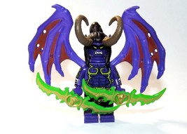 Minifigure Custom Toy Illidan Stormrage World of warcraft Game - £5.83 GBP