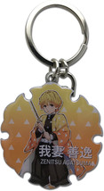 Demon Slayer Zenitsu Metal Keychain Anime Licensed NEW - £7.07 GBP