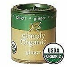 Simply Organic Mini Ginger Grnd Org, 0.42 Oz, PK- 6 - $9.69