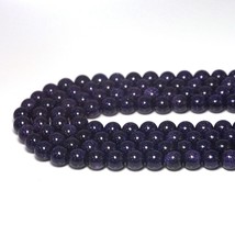 Blue Goldstone Round Smooth Beads, Sku#U1763 - £7.93 GBP