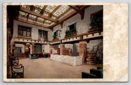 Troy NY Interior of Rensselaer Hotel New York 1911 To Hinsdale MA Postcard W30 - £4.68 GBP
