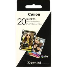 Canon Zink Photo Paper Pack, 20 sheets, White, 2&quot; X 3&quot;. (3214C001) - £9.30 GBP