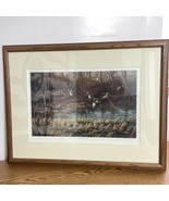 Framed &amp; Matted Print of &quot;Apple River Mallards” By  Terry Redlin - Ducks... - £34.63 GBP