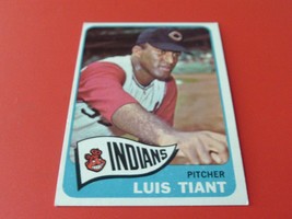 1965 Topps # 145 Luis Tiant Rookie Indians Baseball Near Mint !! - $84.99
