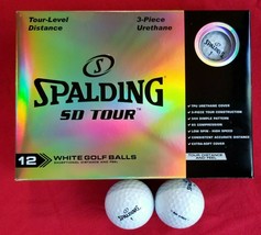12 Spalding SD TOUR Golf Balls lot 10310 - $27.31