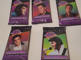Vintage 1992 Elvis Presley Collection Trading Cards- Factory Sealed lot of 5 - £7.80 GBP
