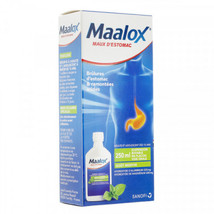 Maalox Stomach Ache - For Heartburn &amp; Acid Reflux - 250 ml - Mint Flavor - £21.91 GBP