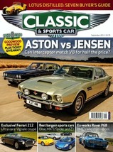 Classic &amp; Sports Car Magazine, Aston vs Jensen, September 2014 - £9.90 GBP