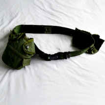 Military Canteen Pouch &amp; Nylon Belt Mississippi Industries Size 30 In. &amp;... - $14.84