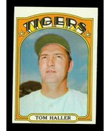 Vintage 1972 Topps BASEBALL Trading Card TOM HALLER Detroit Tigers #175 - £4.44 GBP