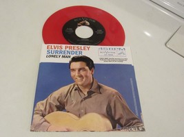 Elvis Presley  45  &amp; Picture Sleeve   Surrender   RCA Red Vinyl - £19.52 GBP