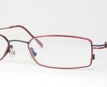 Lassalle D049-4 Rouge / Noir Unique Rare Lunettes Monture 50-16-135 Italie - $85.91