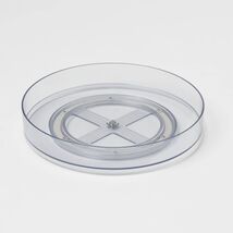Brightroom™ 11&quot; Low Plastic Lazy Susan Turntable Clear Kitchen Organizer - $257.23 MXN