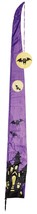 Sunstar - Giant Haunted House Bats Halloween Flag - 12.5 ft Tall - Purple/Black - £18.42 GBP