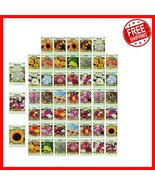 Bulk Set of 50 Heirloom Flower Seed Packets - Garden in Full Bloom This ... - $46.81 CAD