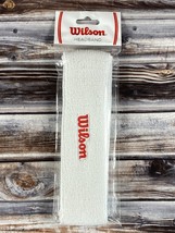 Wilson Red on White Headband Sweatband - New in Package - £3.90 GBP
