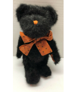 Boyds Bears Yankee Candle Black 10&quot; Jointed 2005 With Paw Print Bow Bear - $16.24 CAD