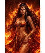  Queen Zahira – The Crimson Ifrit Empress of Obsession &amp; Wealth Command - $560.00