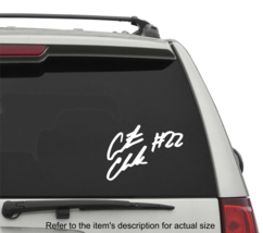 Caitlin Clark 6&quot; Decal Signature Vinyl Car Truck Window Sticker Vehicle ... - $5.86