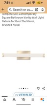 New Lithonia Lighting 24-Inch LED Vanity Light with Warm White Brushed N... - €33,85 EUR