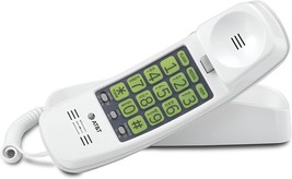 At&amp;T Trimline 213 Corded Home Phone With Extra Big Buttons &amp; Visual Ring... - $37.99