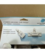 Martha Stewart FRENCH SCROLL edge &amp; corner paper punch. Set of 2 - $38.28 CAD