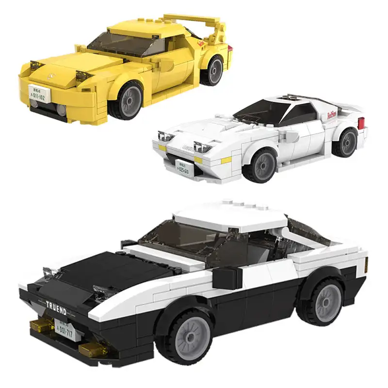 CaDA Blocks Kids Building Toys DIY Bricks Initial D 1:24 Car Model Puzzle Boys - £19.34 GBP+