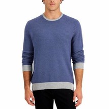 MSRP $65 Club Room Men s Elevated Tonal Textured Sweater Navy Size Large - $29.70