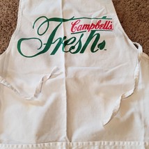 Vintage 1960s Campbell&#39;s Fresh Full Apron w/ Pockets Advertising - £20.53 GBP